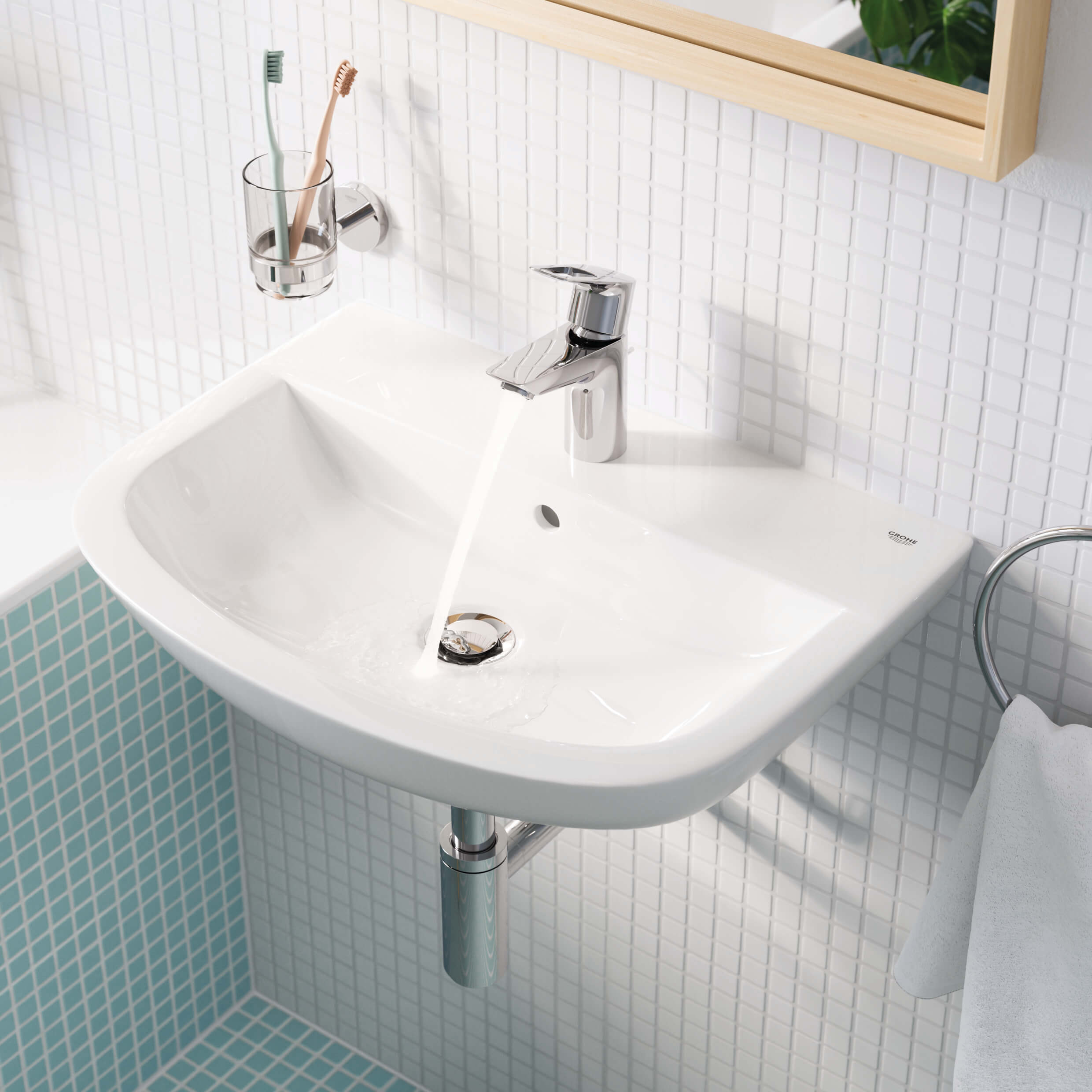 Baulines_washbasin_bathroom faucet_bird view