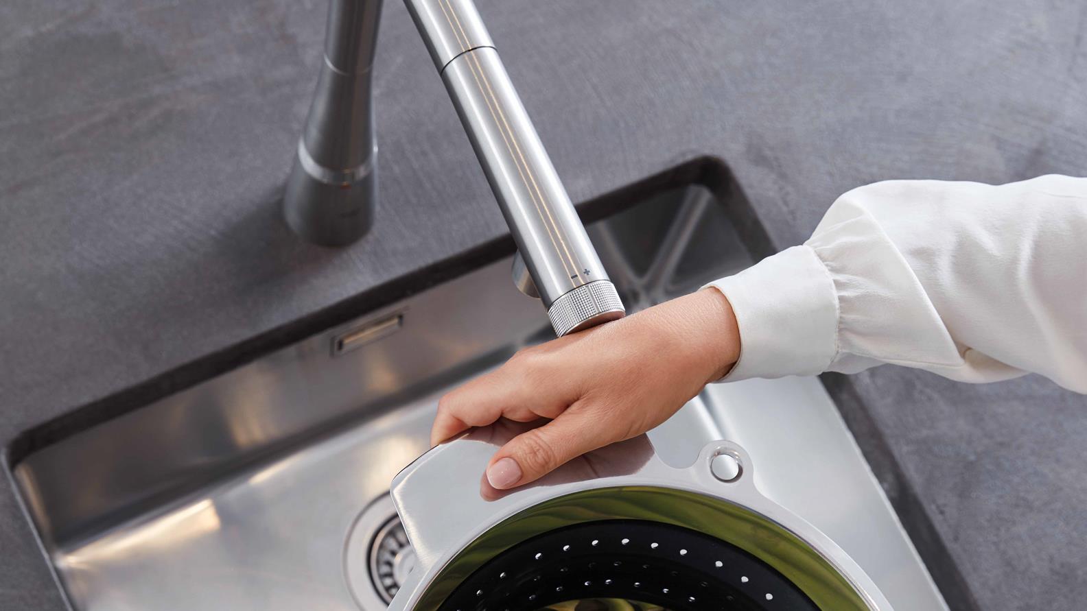 Handsfree Kitchen_top view sink and faucet