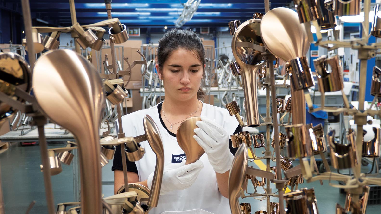 Plant Albergaria_production shower heads