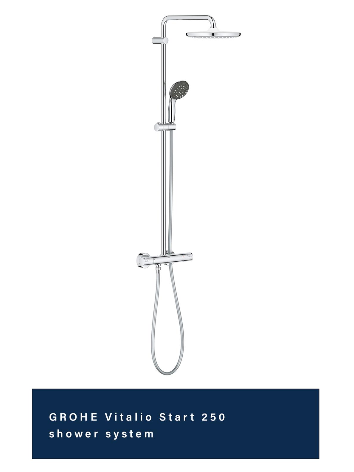 GROHE Vitalio Start 250 shower system